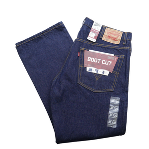 Vintage Levi's 517 Jeans Mens 38x30 Deadstock Y2K 2000s Boot Cut Dark Wash Denim